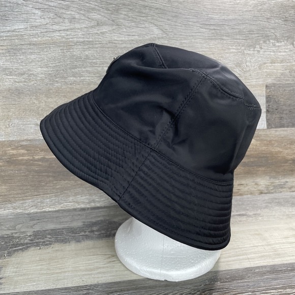 Prada Black Nylon Bucket Hat Women's One Size Fits Most - Picture 5 of 8